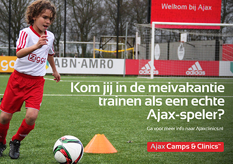 Nieuwsitem Ajax Clinics meivakantie