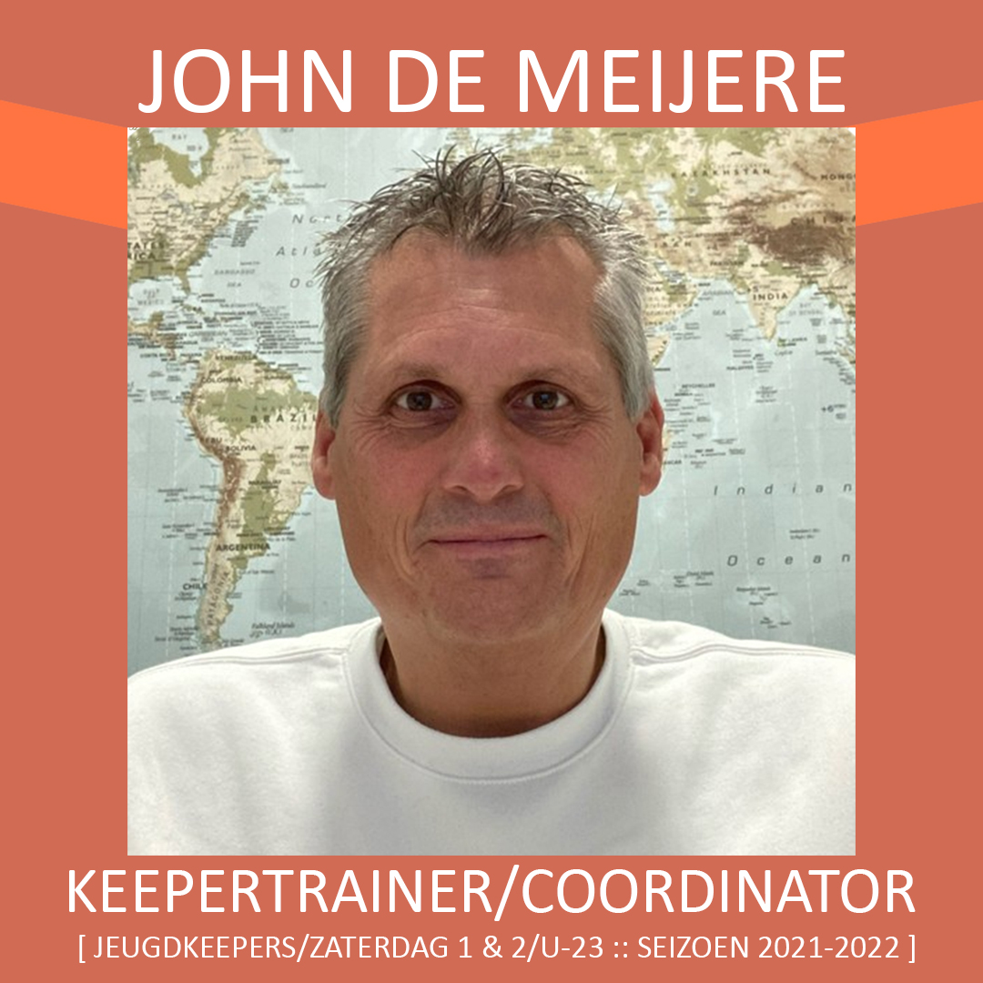 John de Meijere Keepertrainer/Coordinator
