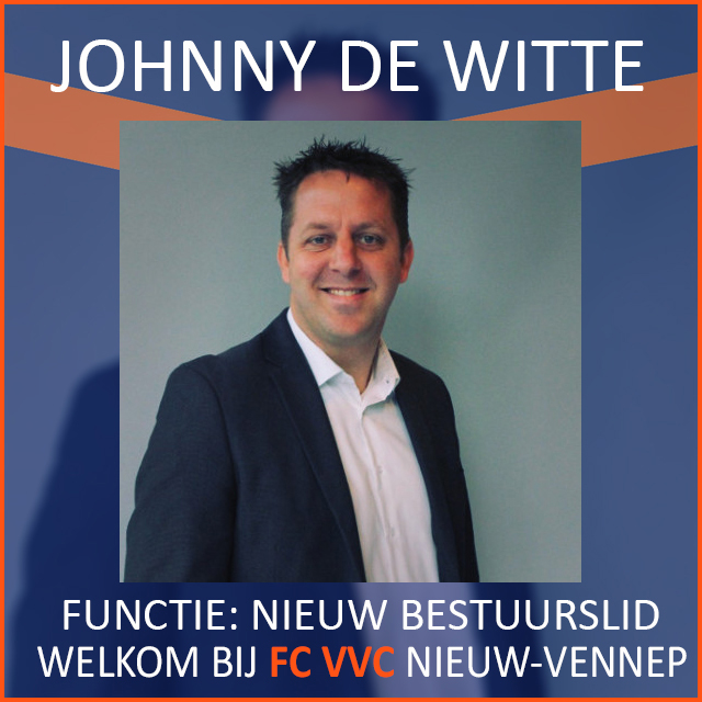 Johnny de Witte nieuw bestuurslid