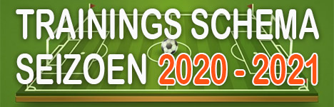 FC VVC Trainingsschema 2020 - 2021