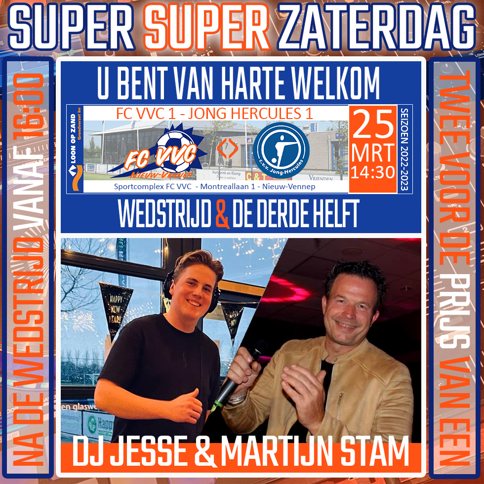 FC VVC 1 - Jong Hercules 1 :: Loon op Zand