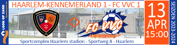 Haarlem-Kennemerland 1 - FC VVC 1 :: Loon op Zand