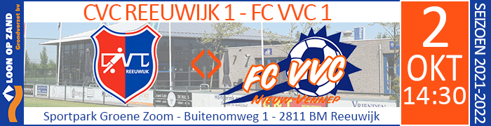  CVC REEUWIJK 1 - FC VVC 1