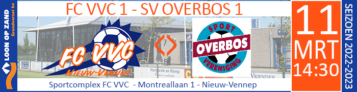 FCVVC 1 - SV OVERBOS 1 :: Loon op Zand