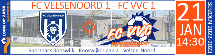  FC VELSENOORD 1 - FC VVC 1 :: Loon op Zand