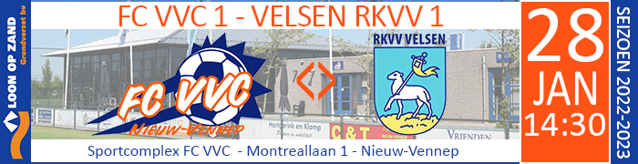 FC VVC 1 - VELSEN RKVV 1 :: Loon Op Zand