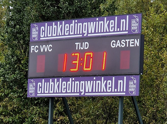 Scorebord Multivos Clubkledingwinkel